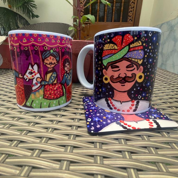 Padharo Sa Mug & Coaster Set