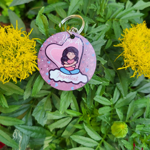 You are Important Keychain
