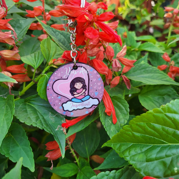 You are Important Keychain