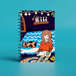 Comfy Bookworm Notepad