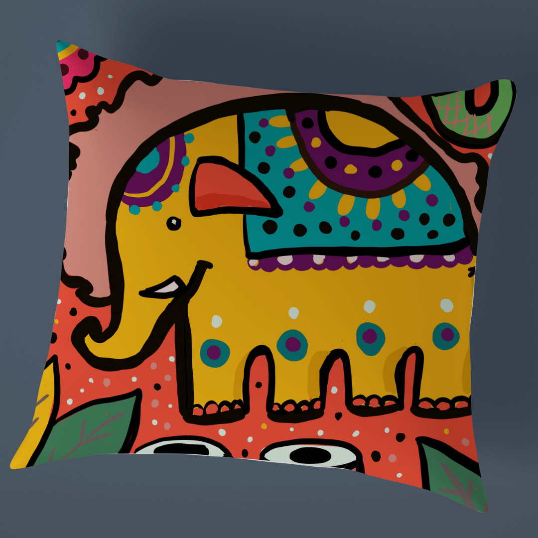 Elephant in the room Cushion Cover