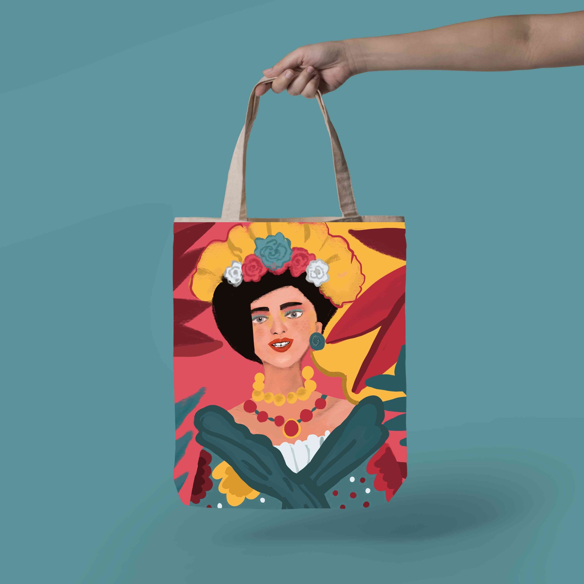 Queen of tropics Tote Bag