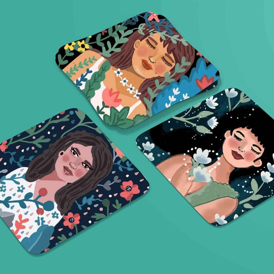 Queens Of Wilderness Coaster Set