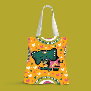 Self-Loving Elephant Tote Bag