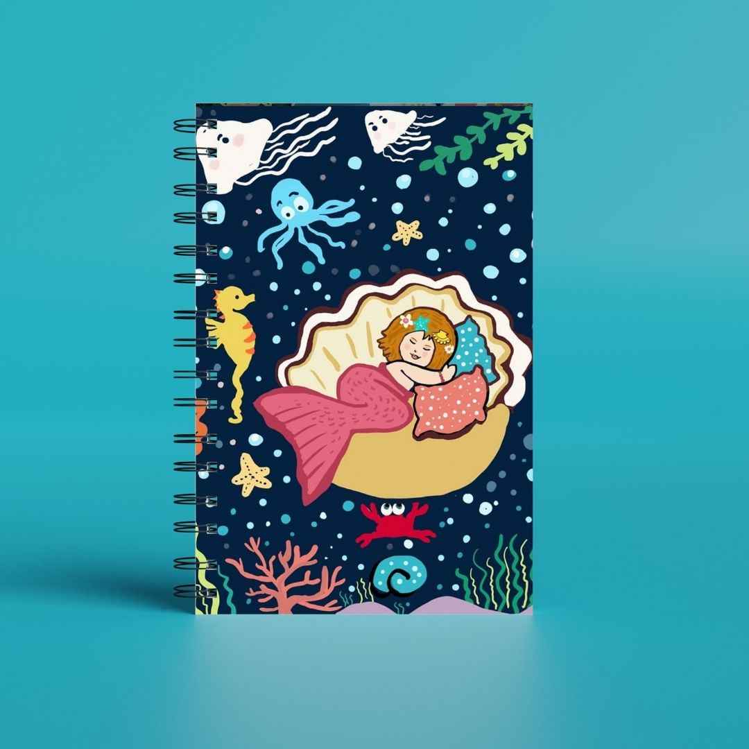 Sleepy Mermaid Notepad