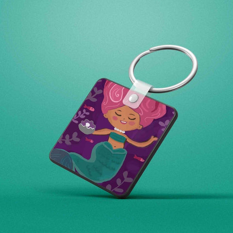 The mermaid who loved pearls Keychain